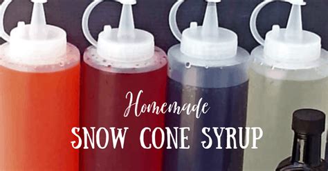 Homemade Sugar Free Snow Cone Syrup Recipe Bryont Blog
