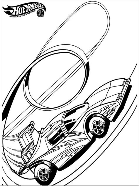 Printable Hot Wheels Coloring Pages Printable Templates