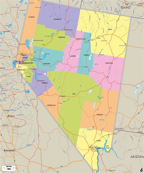 Large Nevada Maps for Free Download and Print | High-Resolution and Detailed Maps