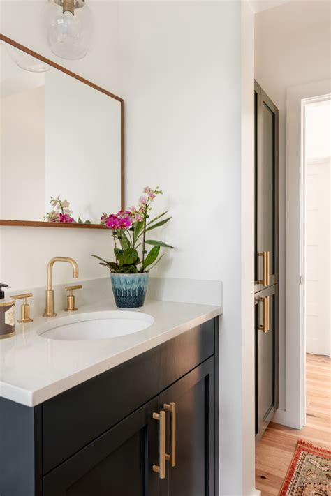 Timeless Beauty Transitional Powder Room Seattle By Story Llc
