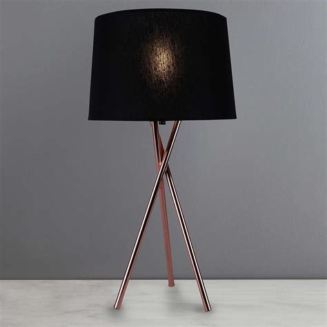 The most common gold floor lamp material is metal. Albert Tripod Table Lamp | Dunelm £17.60 sale | Tripod ...