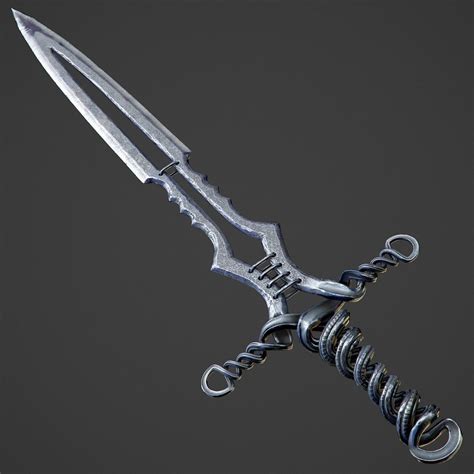 3d Model Old Forged Sword Pbr Vr Ar Low Poly Cgtrader