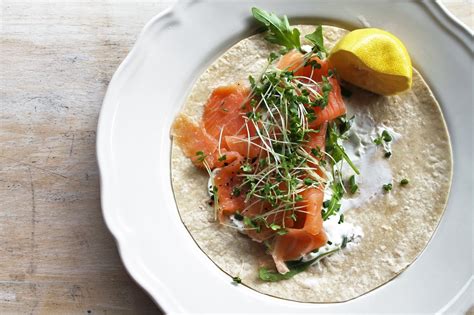 If you've not tried salmon with eggs, we recommend you try it soon. Delicious & Gluten Free: Smoked Salmon Breakfast Tacos