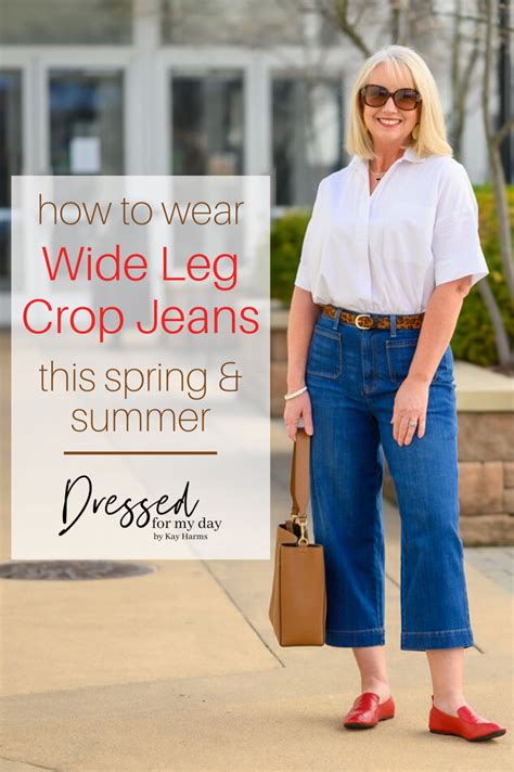 How To Wear Wide Leg Crop Jeans This Spring And Summer Dressed For My Day