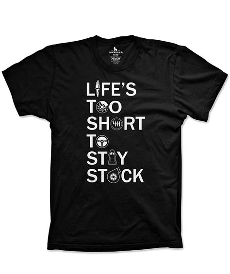 Lifes Too Short To Stay Stock Shirt Funny T Shirts Jdm Shirt Car Turbo