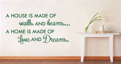House and Home quote wall decal | Dezign With a Z