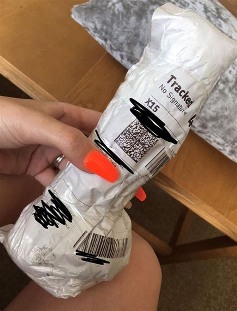 model left red faced as postwoman delivers sex toy in very revealing packaging mirror online