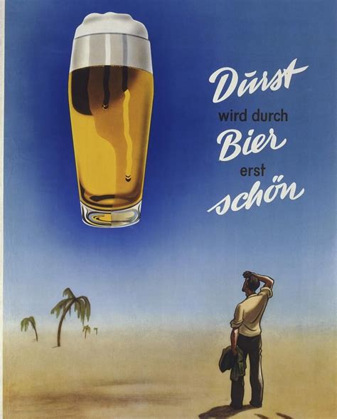 werbung des deutschen brauerbundes 50er jahre sammlung heinrich becker köln bier bier