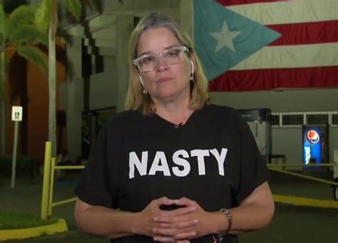 San Juan Mayor Carmen Yulín Cruz Wore A Nasty Shirt In A Univision Interview In Reference To
