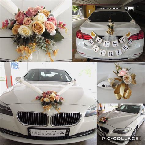 Aggregate more than 134 wedding car decoration with flowers - seven.edu.vn