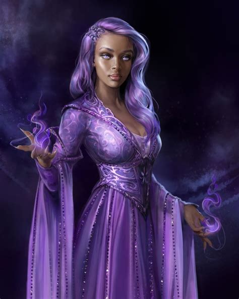 Amethyst Witch Aimee Lynette In 2023 Witch Art Witch Retro Art
