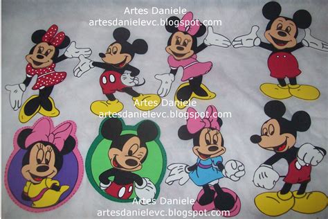 Apliques De Mickey Mouse Fuente Superior Y Minúsculas 22a