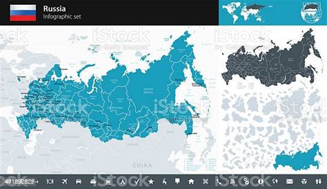 Vetores De Rússia Infográfico Mapailustração E Mais Imagens De Rússia