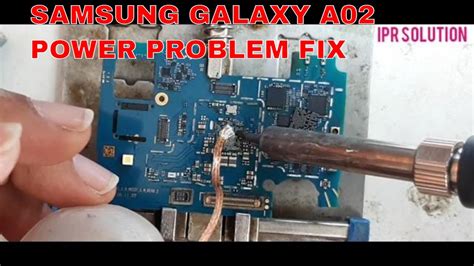 Samsung A02 Power Problem Fix Solution Samsung Galaxy A02a022no