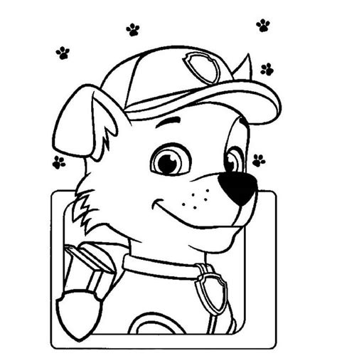 Rocky Paw Patrol Coloring Pages Free Printable Coloring Pages For Kids