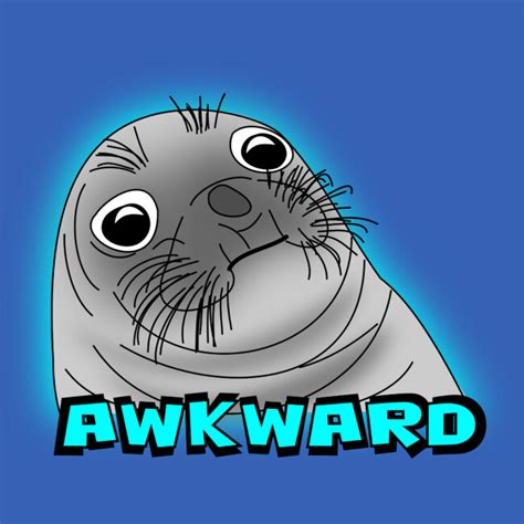 Awkward Moment Seal T Shirt By Shrenk Design By Humans