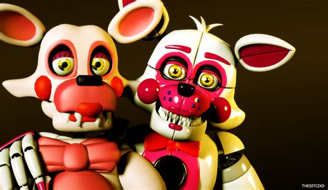 Mangle And Funfoxy Sfm Fnaf By Thesitcixd On Deviantart Foxy And