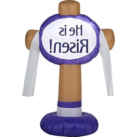 Check spelling or type a new query. Easter Inflatable Yard Decorations Inflatable 3.5' Cross ...