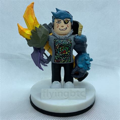 Personalized 3d Printed Roblox Character Etsy Uk