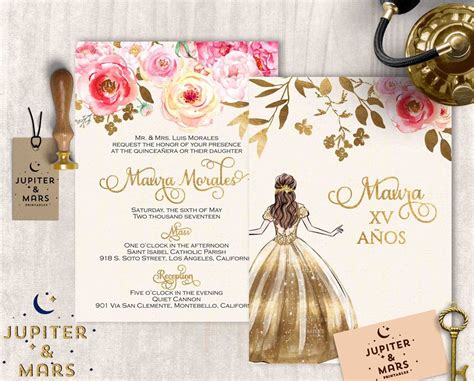 Más De 25 Ideas Increíbles Sobre Quinceañera Invitaciones En Pinterest