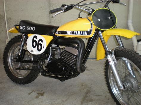 1974 Yamaha Sc500 Mx 500 Vintage Motocross Ahrma