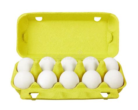 Cardboard Egg Box With Eggs Stock Photo Image Of Cardboard Product