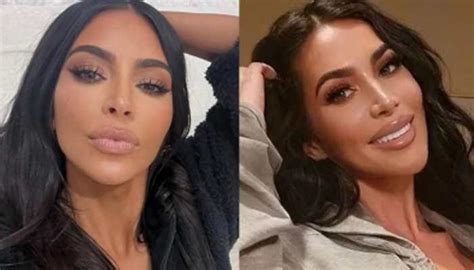 Kim Kardashian S Lookalike Model Christina Ashten Gourkani Allegedly
