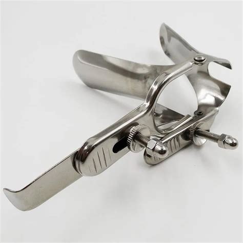 BDSM Bondage Gear Steel Endoscope Vaginal Speculum Scope Vagina
