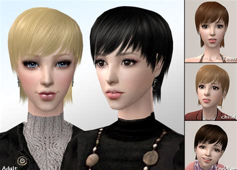 Sims 4 mm cc hair for females. 23+ Awesome Sims 4 Short Female Hair - New Hairstyle for Girls