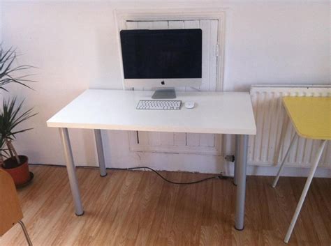 I can take the legs off the work table and store in the closet or under the bed if i'm not using it. Ikea desk 120x60 (Linnmon & Adils legs) | in Willesden Green, London | Gumtree