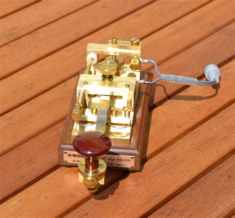 Hi Mound Hk 802 Solid Brass Morse Key Quality Made In Japa Flickr