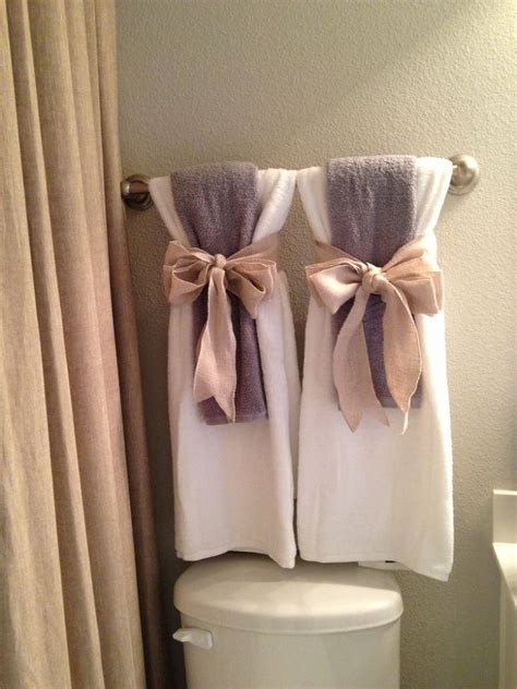 A bathroom towel bar can be quite expensive and usually, not as long as i wanted it to be. Towels Arrangement In Bathrooms For Guests - XciteFun.net