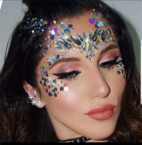 face gem jewel crystal eyes sticker tattoo diamond glitter makeup sticker bridal party