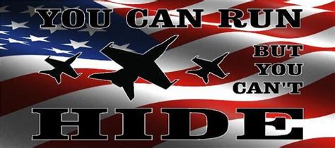 You Can Run But You Cant Hide 9 X 4 Sticker Decal Ebay