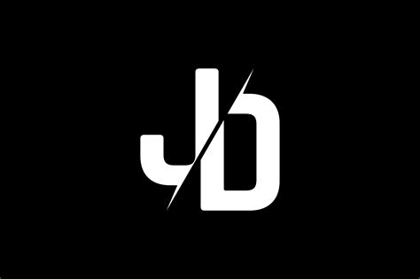 Monogram Jd Logo Design Grafika Przez Greenlines Studios · Creative Fabrica