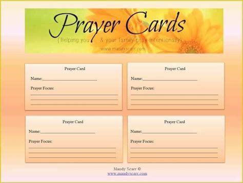 Free Prayer Request Card Templates Of Prayer Request Card