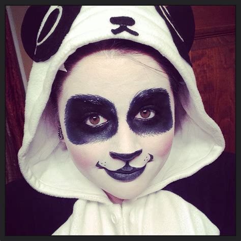 Panda Makeup 2013 Halloween Inspo Halloween Make Up Halloween