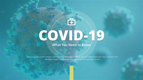 Covid 19 Coronavirus Power Point Presentation Template Presentation