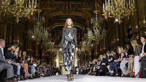 Balmain Brings All The Glamour At Paris Fashion Week Ss18