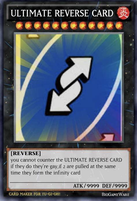 Ultimate Card Meme Uno Reverse Card
