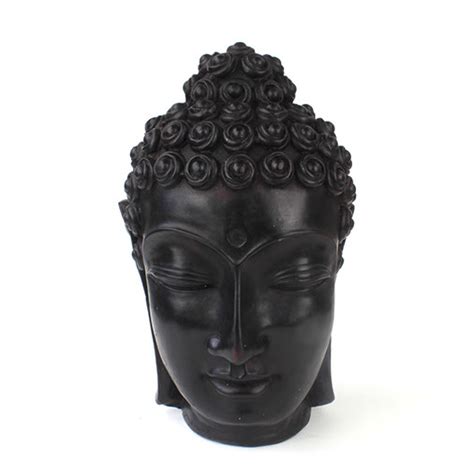 Vintage buddha head statue resin sculpture figurine large crafts home decor. Large Resin Buddha Head Statue