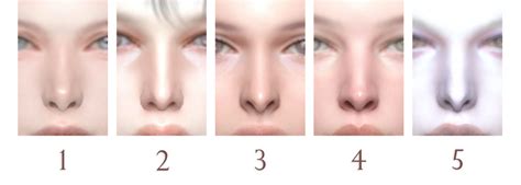 5 Nose Presets Ddarkstonee On Patreon The Sims 4 Skin Sims 4 Sims