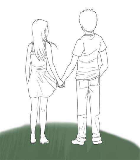 Love Two People Holding Hands Drawing Smithcoreview