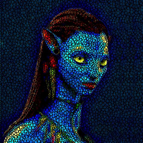 Neytiri Avatar Painting By Mark Isabel Pixels