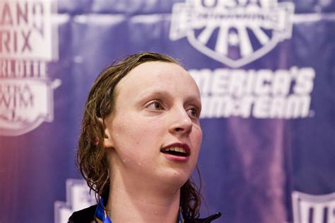 She has won five olympic gold medals and 15 world championship gold medals, t. Katie Ledecky Quotes. QuotesGram