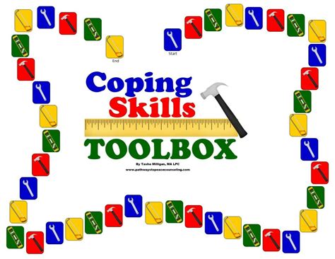 Coping Skills Toolbox Counseling Game Etsy