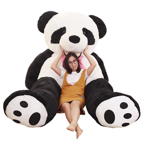Stuffed And Plush Animals Giant Oversize Panda Skin 260cm Empty Plush