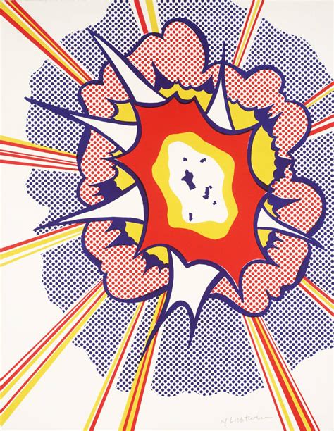 ‘explosion Roy Lichtenstein 19656 Tate