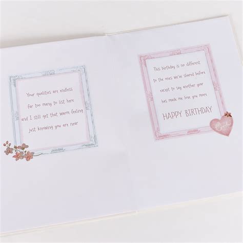 Buy Signature Collection Birthday Card Wife 4 Photos For Gbp 199