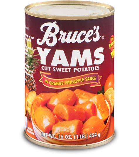 These healthy sweet potato recipes make flavorful soups, stews, dips, breakfasts and substantial dinner mains. Bruce's Yams Cut Sweet Potatoes in Orange Pineapple Sauce | Bruce's Yam's